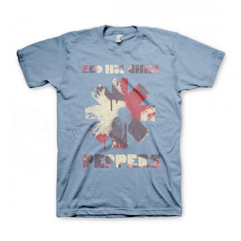 Red Hot Chili Peppers - Paint Blue T-Shirt