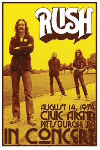 Rush - Poster - In Concert