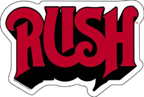 Rush - Red Logo Sticker