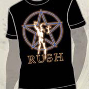 Rush - Star Man Glow T-Shirt