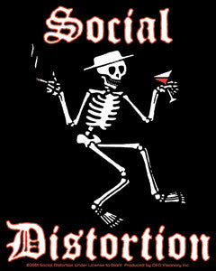 Social Distortion - Skeleton Sticker