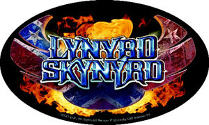 Lynyrd Skynyrd - Flaming Logo - Sticker