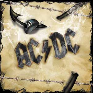 AC/DC - Barbwire - Sticker