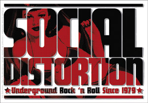 Social Distortion - Logo Underground - Sticker
