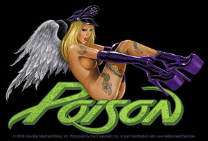 Poison - Winged Babe Sticker