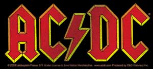 AC/DC - Sticker - Glitter Logo - Sticker