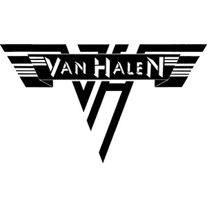 Van Halen - Classic Logo Peel And Rub On - Sticker