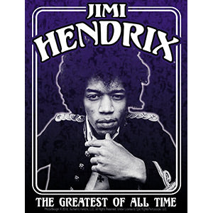 Jimi Hendrix - Framed GOAT - Sticker