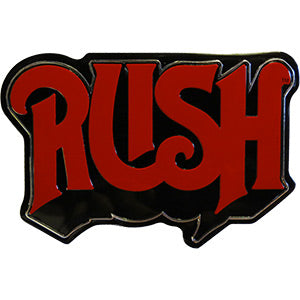 Rush - Logo Metal Emblem Sticker