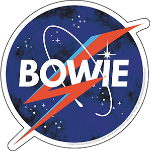 David Bowie - NASA Bolt - Sticker