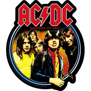 AC/DC - Highway To Hell Circle - Sticker