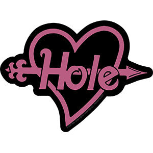 Hole - Arrow Heart - Sticker