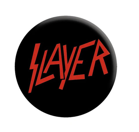 Slayer - Red Logo Pinback Button (Pack Of 2)