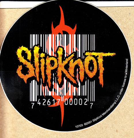 Slipknot - Sticker - Bar Code Logo