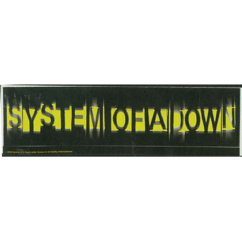 System Of A Down - Sticker - Lime Green Logo