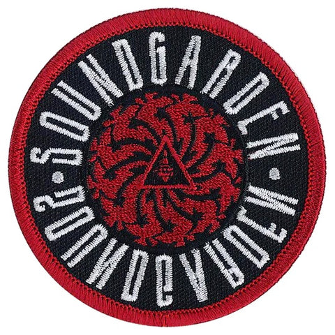 Soundgarden - Circle Red Logo Embroidered Patch