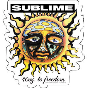 Sublime - 40 Oz. Sun Sticker