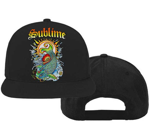 Sublime - Snapback Cap Hat - Koi - Badfish - Licensed - New