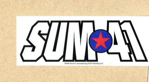 Sum 41 - Star Logo - Sticker