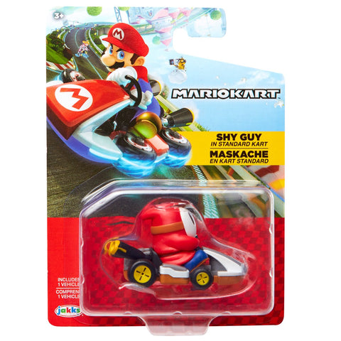 Super Mario Kart-Nintendo-Character Figure-Shy Guy-Collectible-Licensed-New In Pack