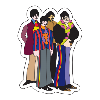 The Beatles - Yellow Submarine Group - Sticker
