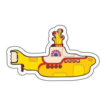 The Beatles - Yellow Submarine - Sticker