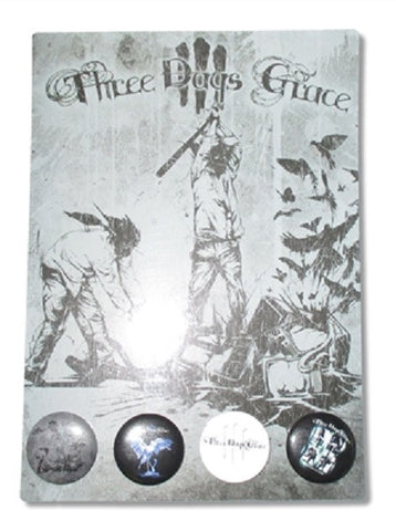 Three Days Grace - Button Set