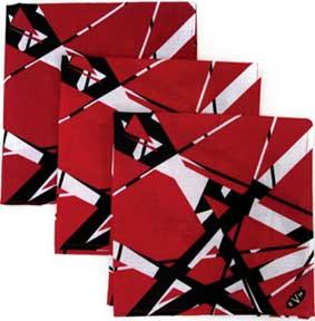 Van Halen - Bandana - Stripes Red Black