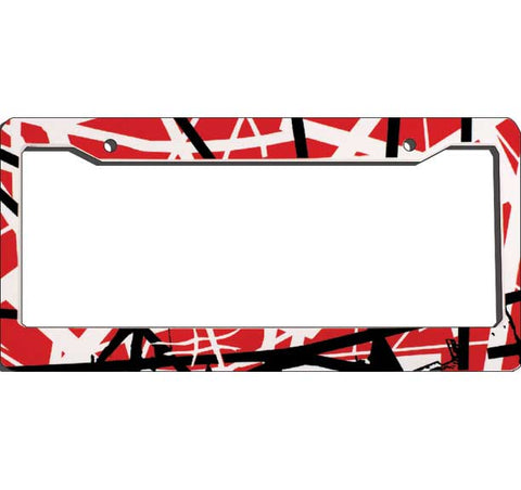 Van Halen - License Plate Frame - Stripes Logo - Licensed New