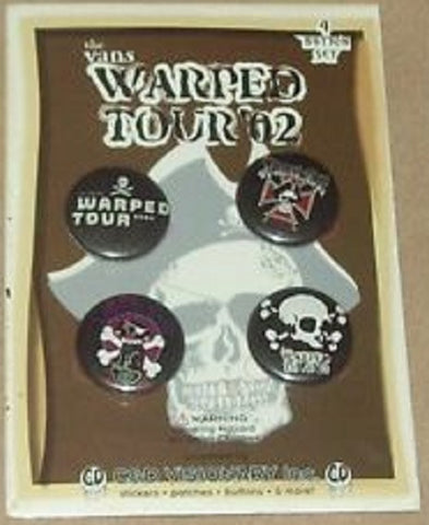 Vans Warped Tour - Button Set - Punk Rock