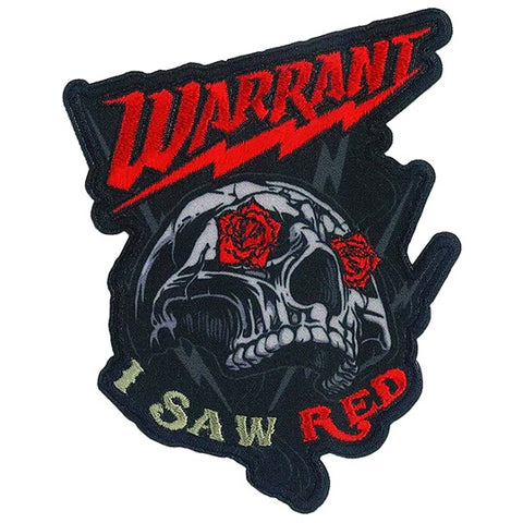 Warrant - I Saw Red - Patch