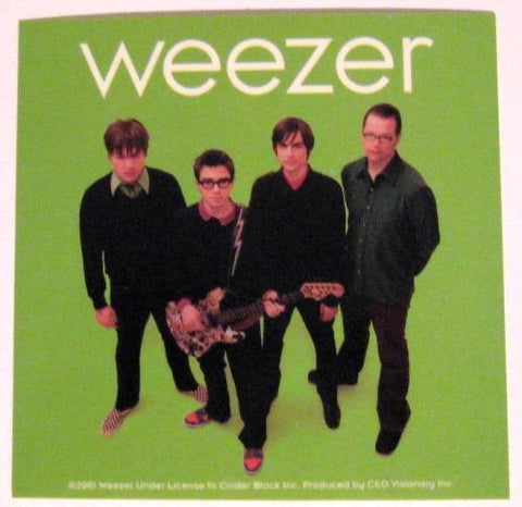 Weezer - Sticker - Green Album Band