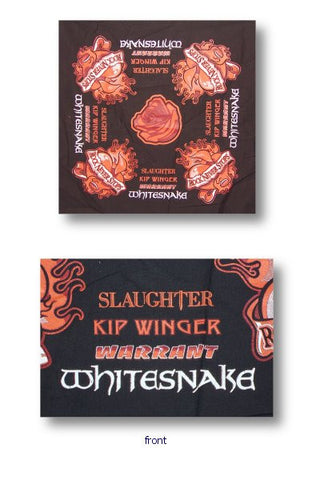 Whitesnake Winger Warrant Slaughter - Bandana