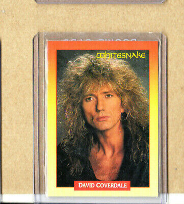 Whitesnake-Trading Card-Coverdale-#121-Licensed-Authentic-BROCKUM-Mint