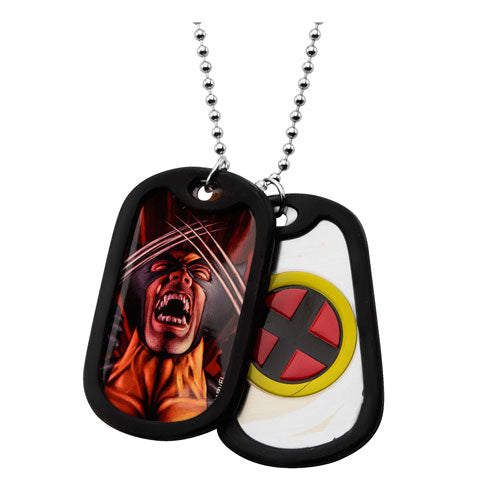 Wolverine tag necklace top