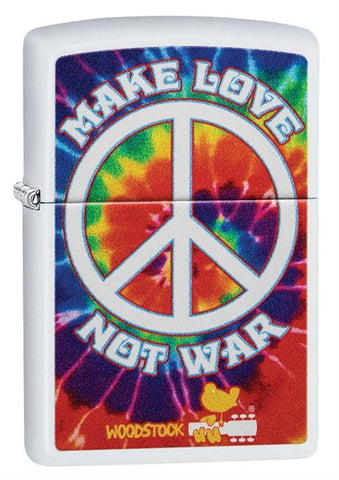Woodstock - Make Love Not War - Flip Top - Zippo Lighter